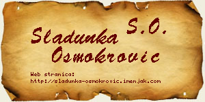 Sladunka Osmokrović vizit kartica